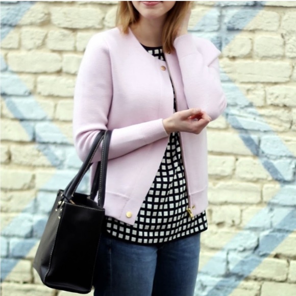 J. Crew Merino zippered sweater-jacket - Picture 2 of 3